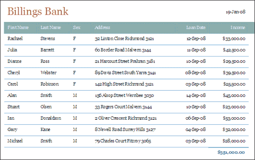 Microsoft Access 2013 quick reports